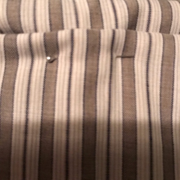 Men’s plus size pajama set. Button up top w/long sleeves & matching long pants - Picture 4 of 7